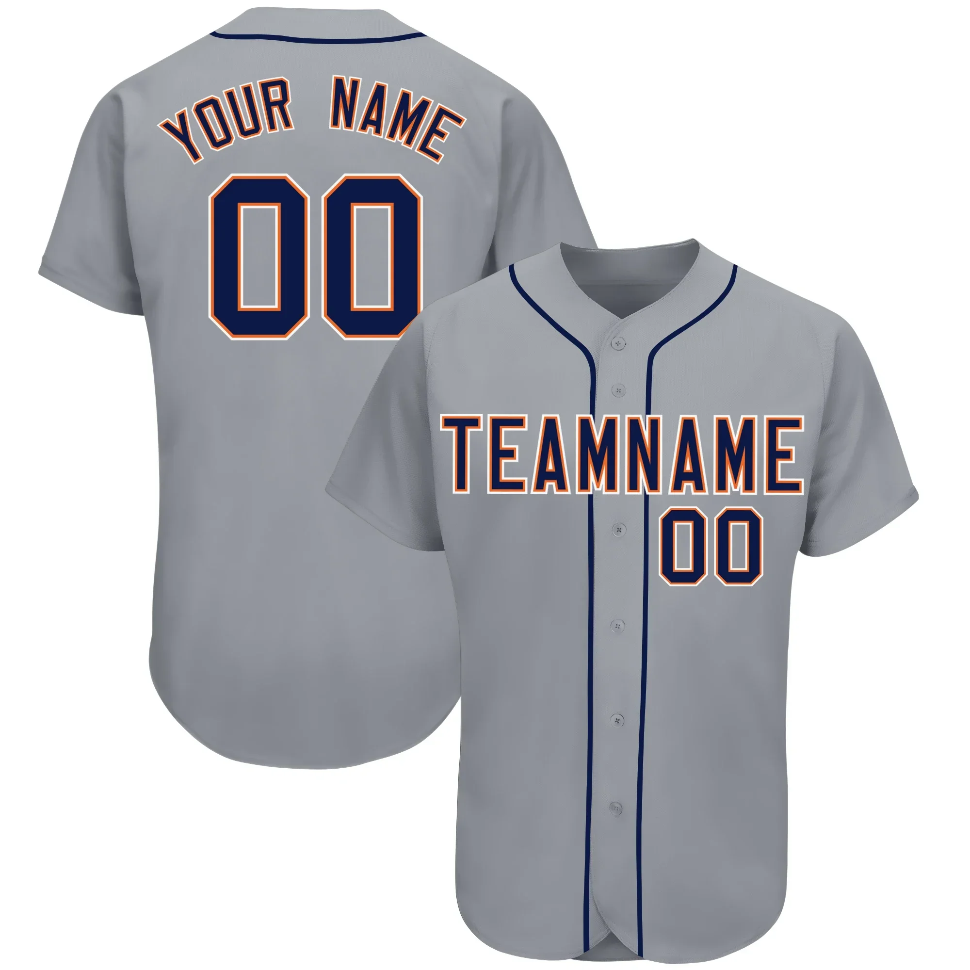 Personalized Baseball Jersey Custom Print Team Name,Your Name/Number Button-down Soft Tee Shirts for Men/Kids Outdoors