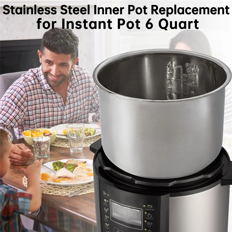

B98A-Replacement Inner Pot Forinstant Instant Pot Accessories 6 Qt Instant Pot Replacement Pot