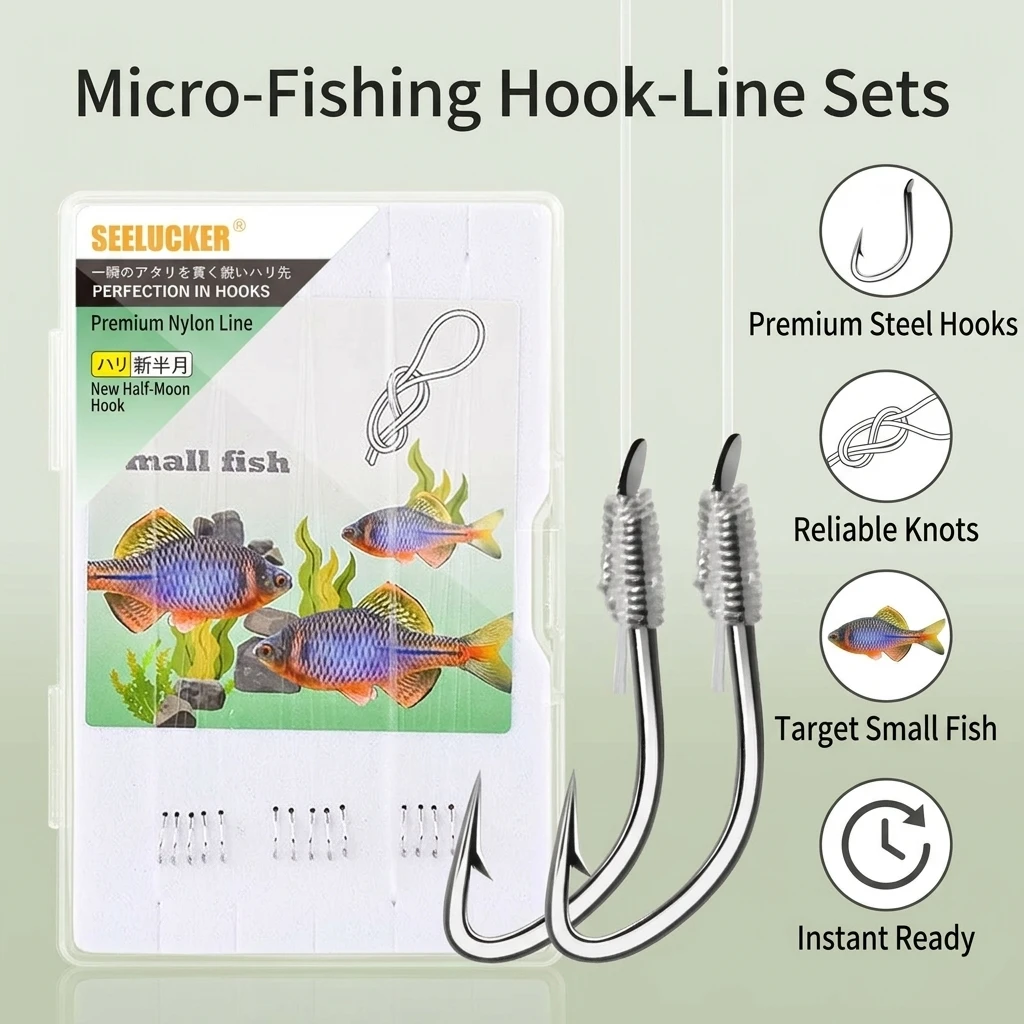 15 Pezzi di Ami da Pesca Micro - Snell Fishing Rig recensione e prezzo