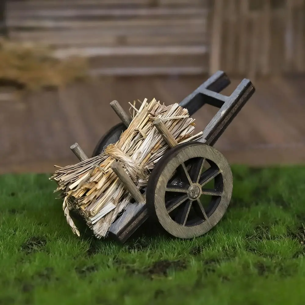 High Quality 1:12 Scale Dollhouse Firewood Pile Multistyles Mini Miniatures Straw Stack Micro Landscape Fairy Garden Decor