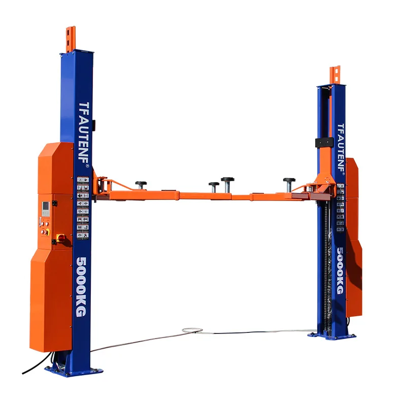 Intelligent car hydraulic double-column lift 5-ton lifting frame two columns