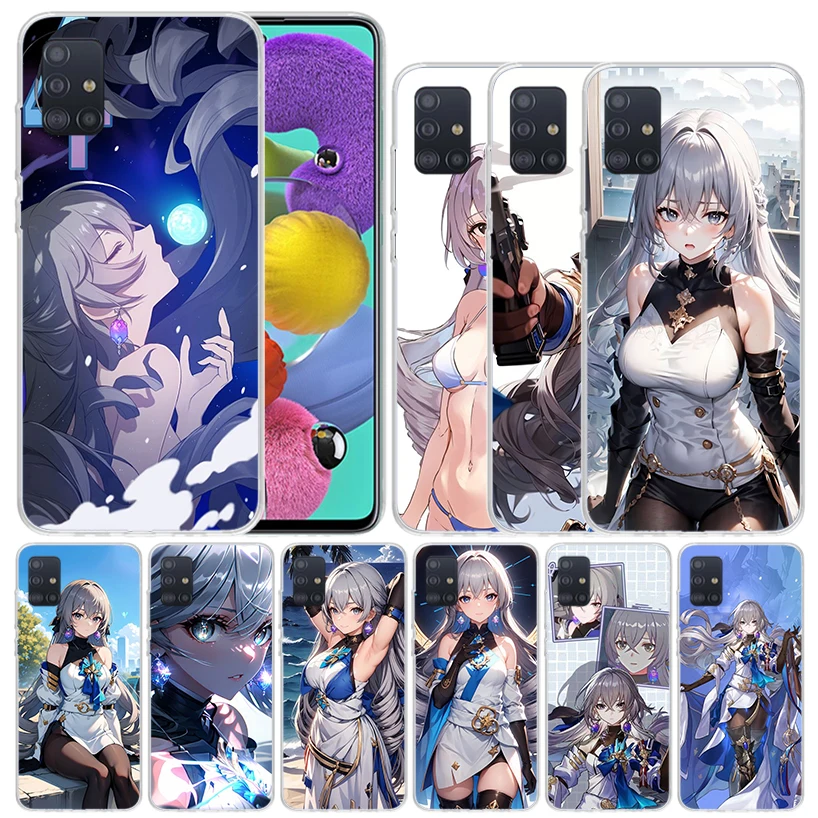 Honkai Star Rail Bronya Rand Soft Cover for Samsung Galaxy A51 A50S A71 A70 Phone Case A41 A31 A21S A11 A40 A30S A20E A10S A6 A7