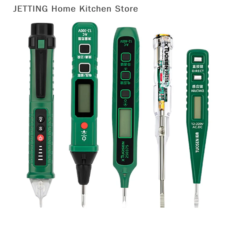 Electric Pen High-Precision Induced Electric Tester Pen Electroprobe Screwdriver Probe Light Voltage Tester Detector Test Pen