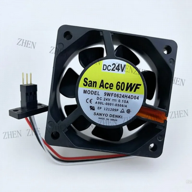 Y New 9WF0624H4D04 A90L-0001-0508/A Cooling Fan 6025 DC24V 0.15A 6CM 3Pin
