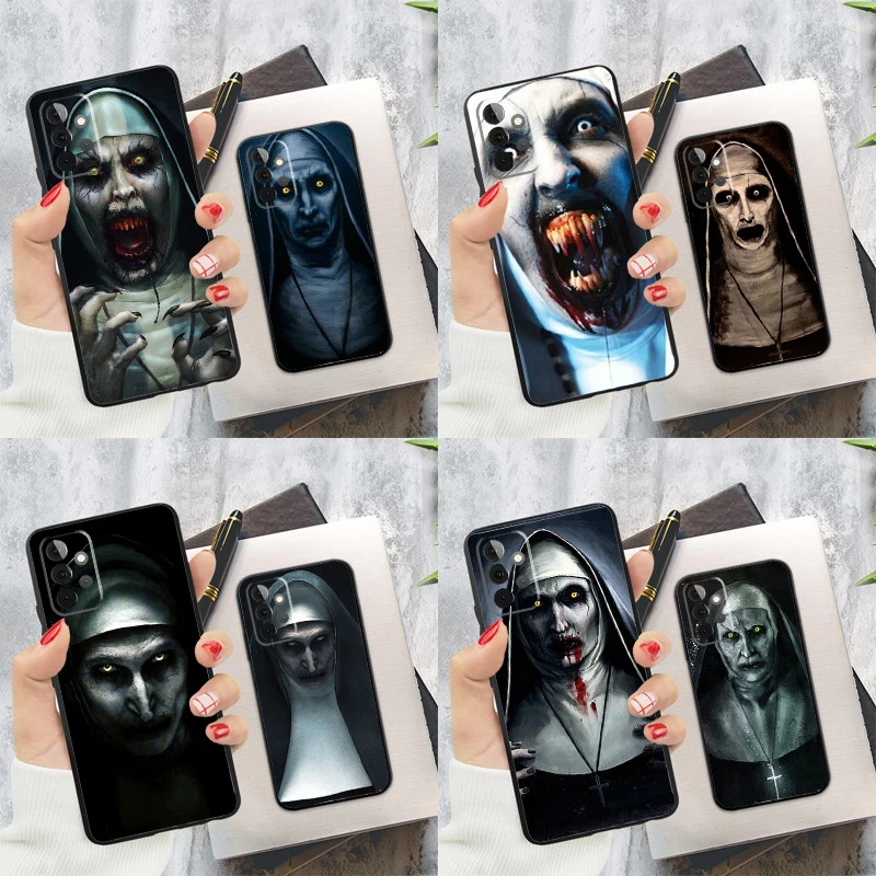 The Nun Valak Horror Phone Case For Samsung Galaxy A54 A34 A14 A55 A35 A25 A15 A52 A32 A12 A51 A71 A13 A33 A53