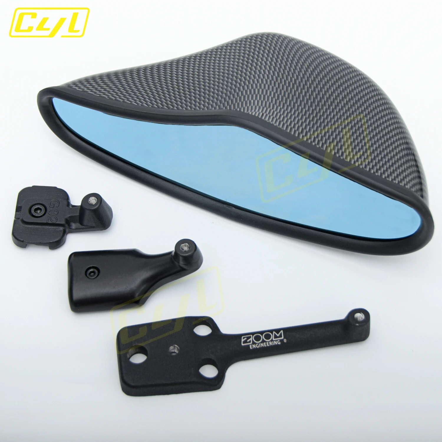 JDM Carbon Film Interior Mirror Zoom Rear View Mirror for For Honda S2000 AP1/AP2 NSX NA1/NA2 Civic EG/EP3/FG2/FK8/Fit GE8