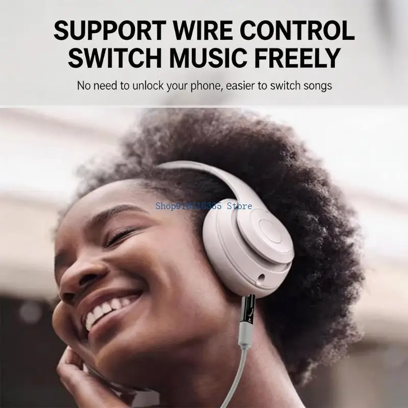  2 Piece Headphone Plug Converter Head 16bit/48KHz 3.5mm To USB Type C Plug And Play Design Compact And Portable