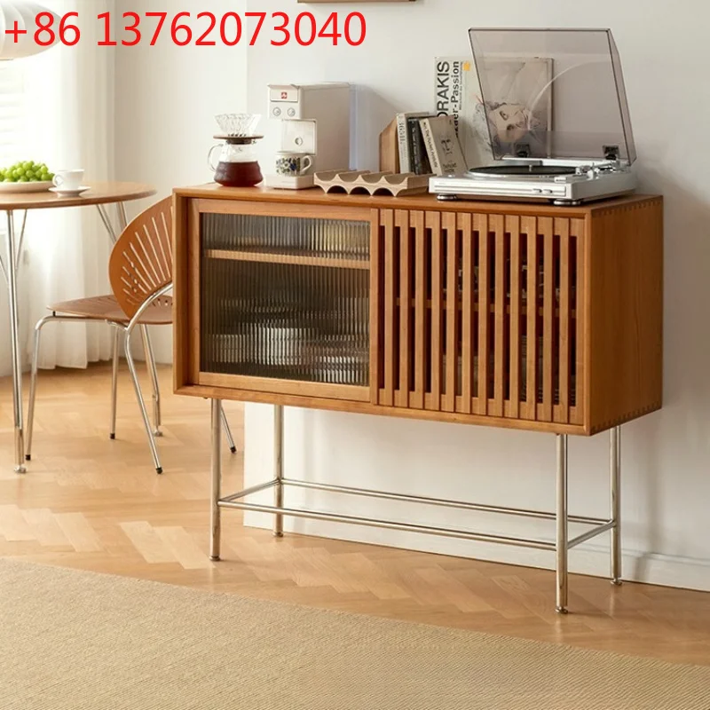

Office Material Dining Side Cabinet Small Apartment Wine Living Room Cabinet Bedroom Accent Home Furniture
