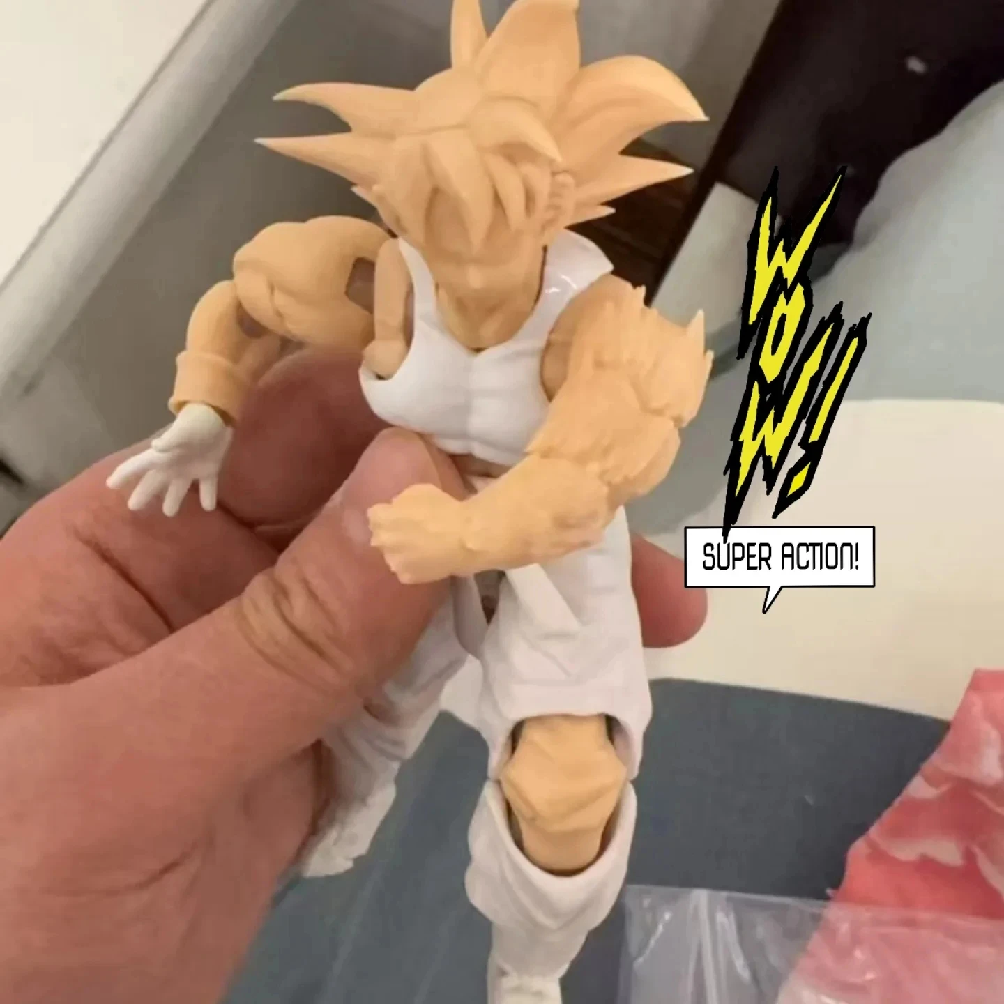 

NEW WOW Super Action Figure Goku Kaiouken Dragon Ball Z SHF Goku Action Figure 15cm Collection Toy Kid Boy Gift