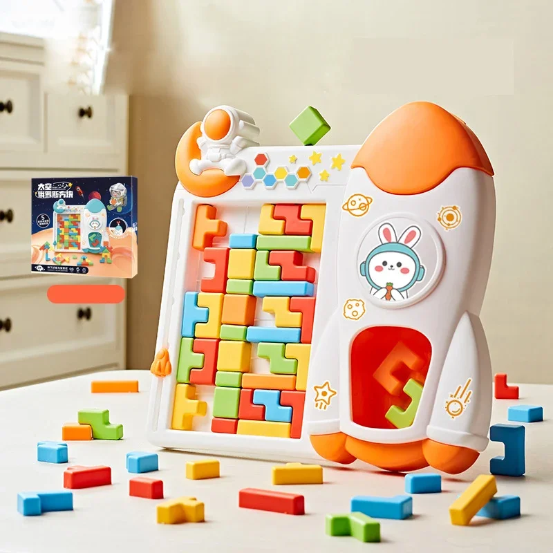 Stacking Block Toys Board Game Toys Puzzle Block Toys Family Gathering Children Block Games tetris blocks kids birthday gifts