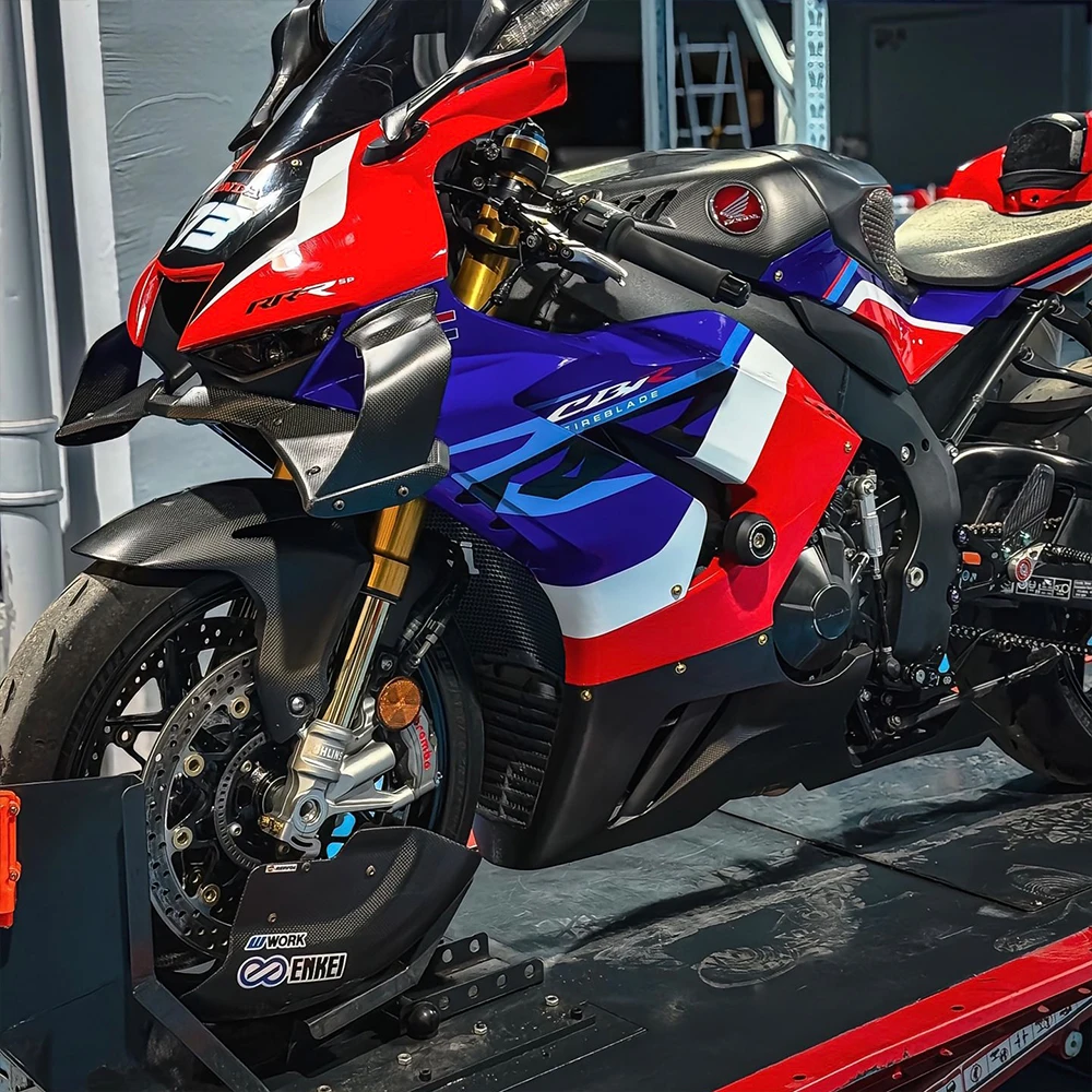 Für Honda CBR1000RR CBR1000RRR SP 100% Carbonfaser-Radabdeckungs-Kit, Luftleitblech-Schutzverkleidung, Motorradzubehör – Detail 3