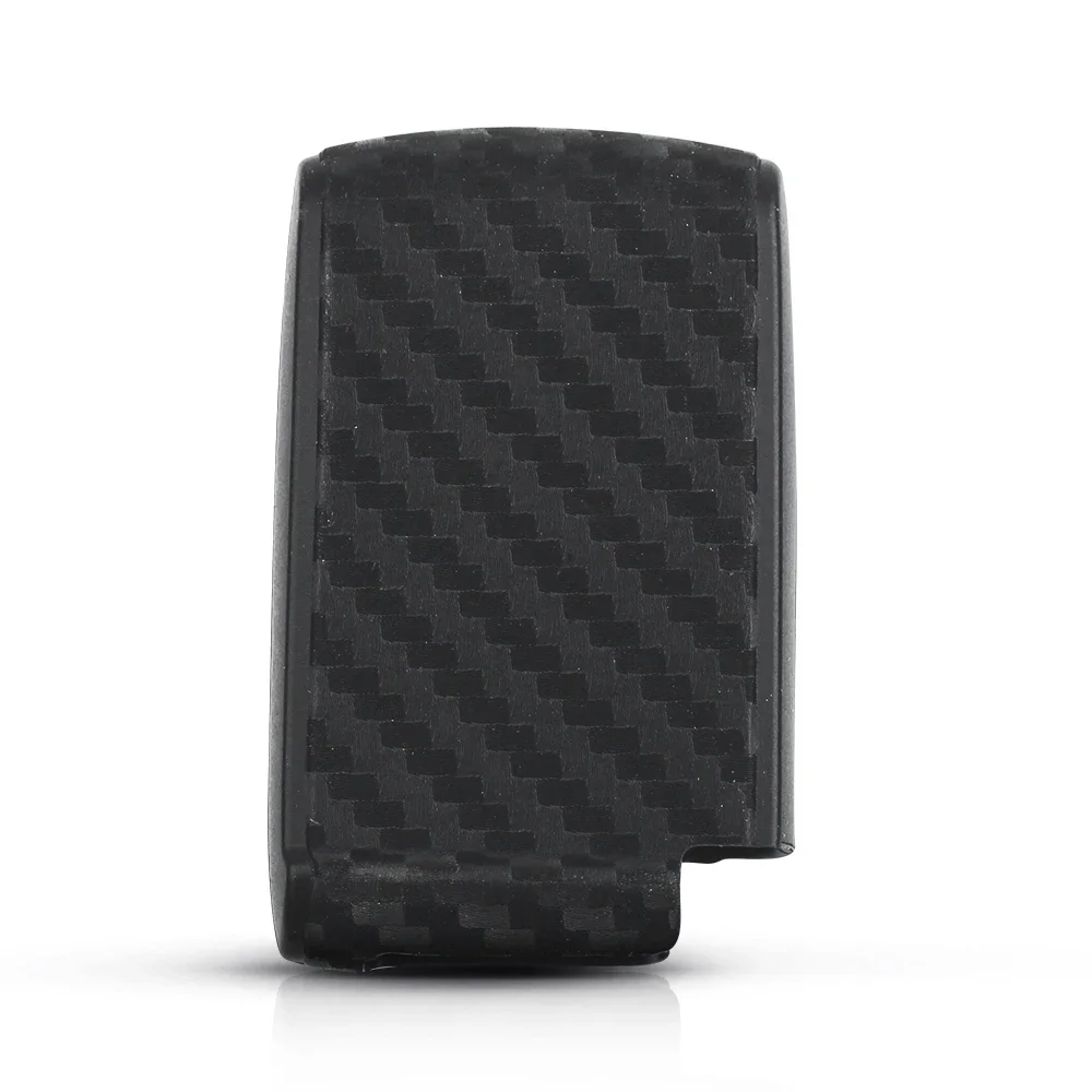 KEYYOU Carbon Fiber Case For Toyota Prius Crown Avensis Verso Remote Car Silicone Key Case Cover Fob Keychain Accessories