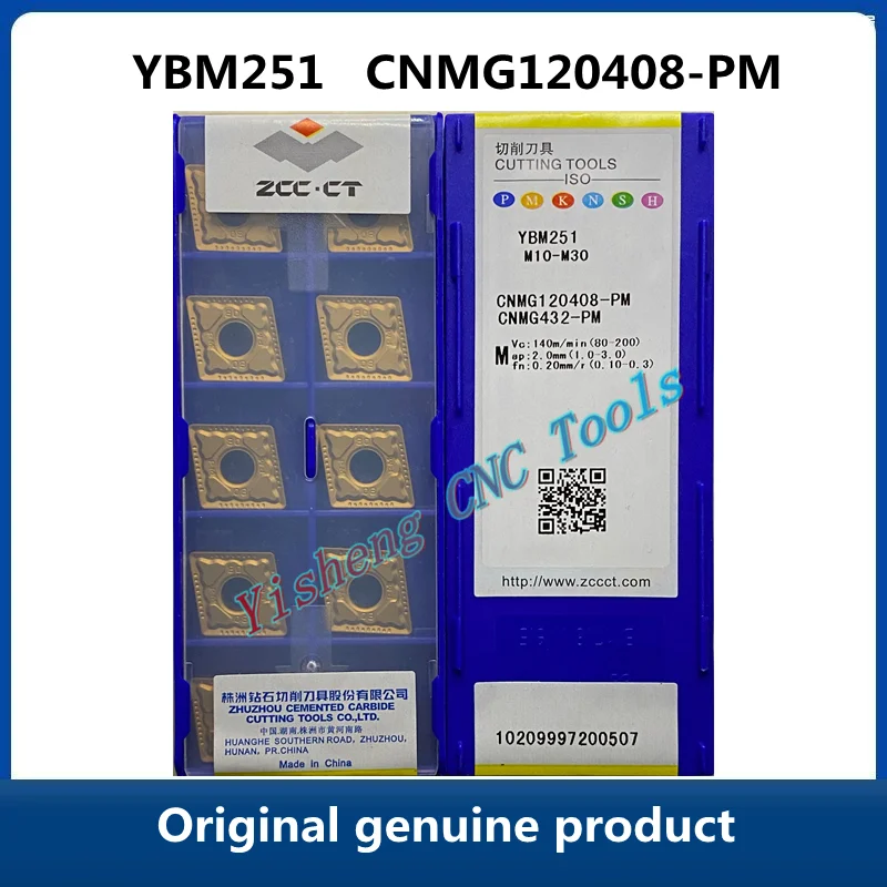 Oryginalny produkt ZCC CT CNMG YBD052 YBM251 CNMG120408-PM YBD152 YBD102 CNMG120408 narzędzie tokarskie CNC narzędzia tokarka