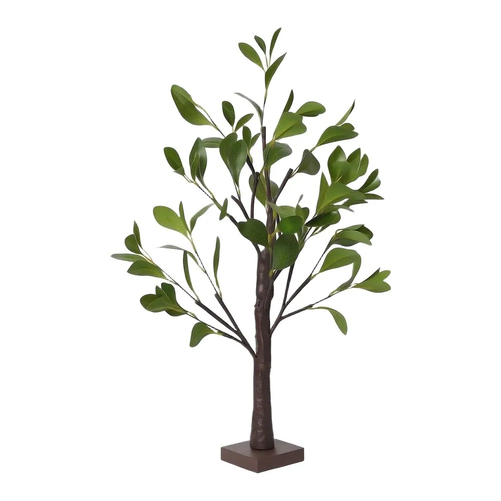 Luminous Lemon Tree Lamp 60cm LED Tabletop Decor for Office Kitchen Bedroom with Warm Light and 6 Artificial Lemons