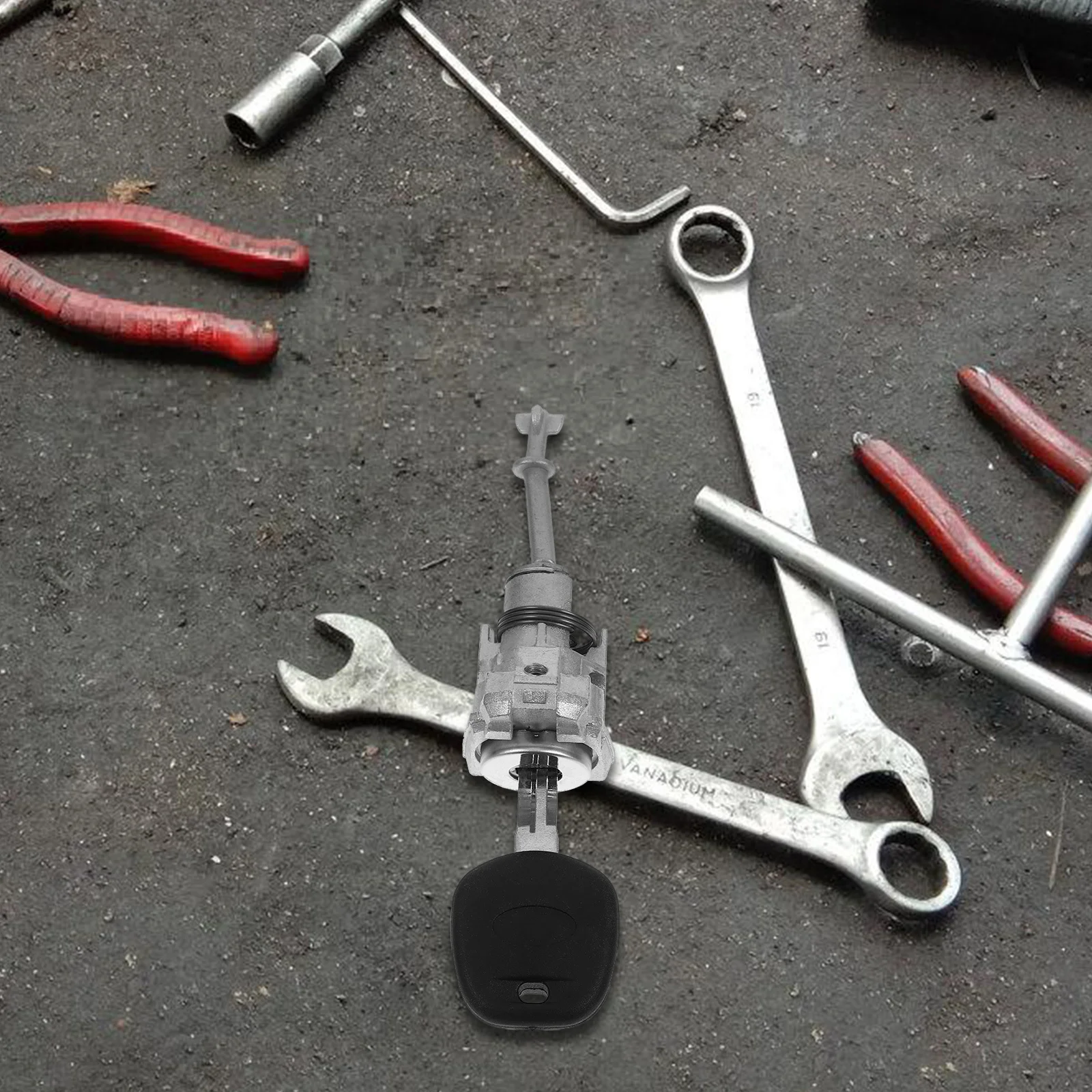 

Automotive Door Lock Cylinder Driver Side Left Front Replacement Durable Key Car Cylinder Front Left Door Lock