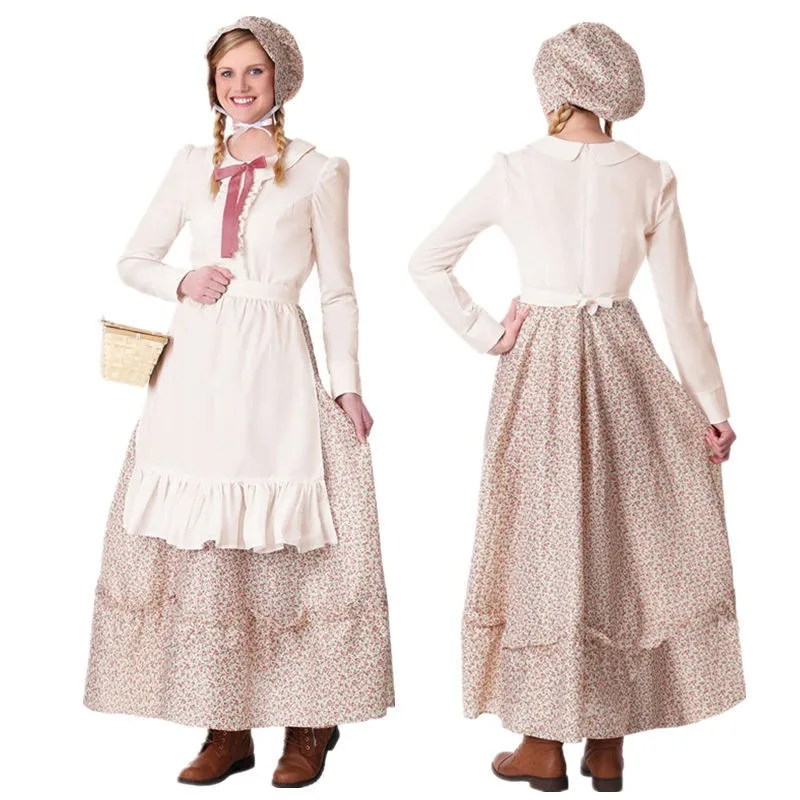 

Костюм на Хэллоуин для взрослых: Красная Шапочка, Волк, Бабушка. Новое платье в колониальном стиле. Костюм для косплея по мотивам сказки.