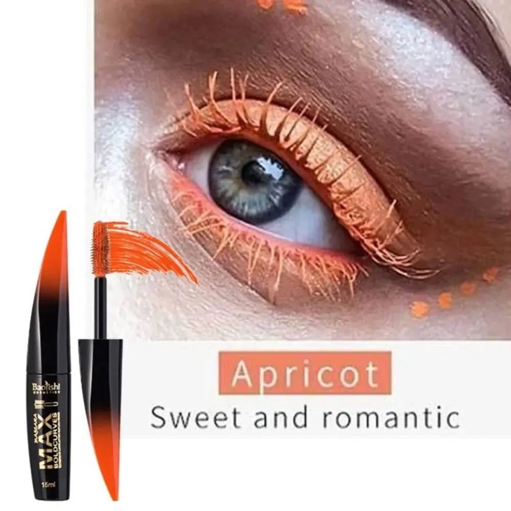 Lengthening Waterproof Makeup Mascara Colorful Long-lasting Colorful Mascara Quick Drying Curling Eyelash Mascara Women