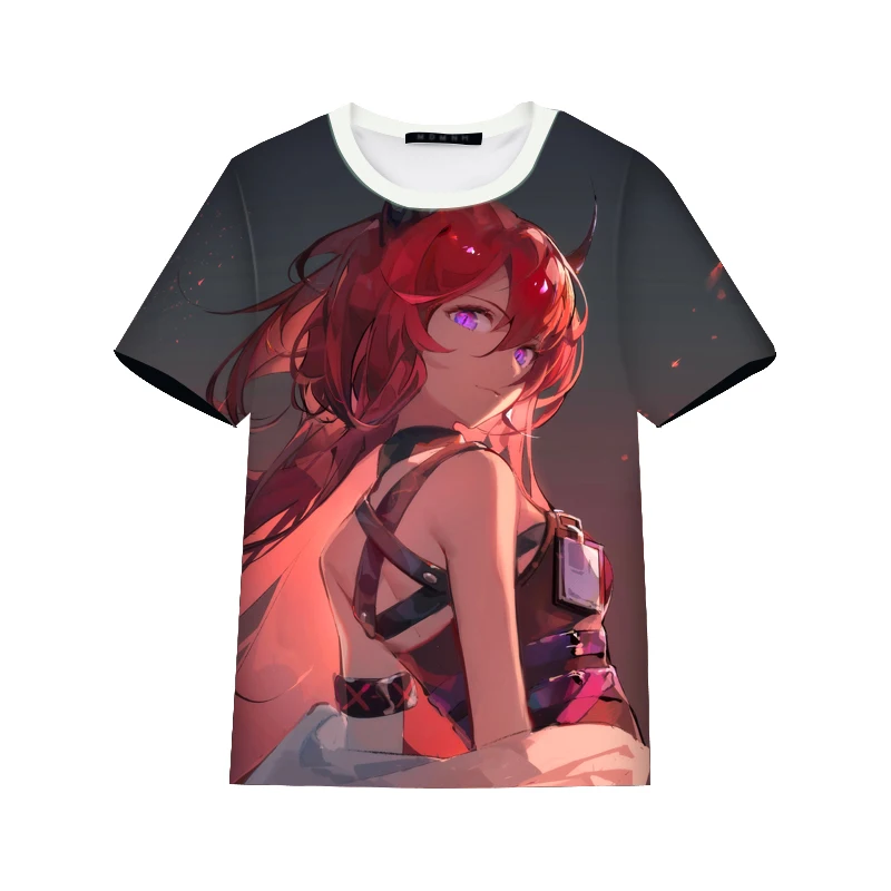 男性と女性のための半袖3DプリントTシャツ,特大のストリートウェア,カジュアルトップ,最新のゲーム,ショーカイスター,ールコ