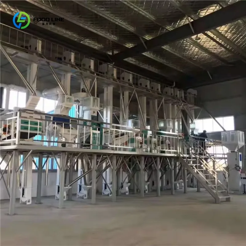 30ton Commercial Rice Mill Machine Modern Complete Set Dry Paddy Processing Plant High Efficiency Stainless Steel Top Pick
