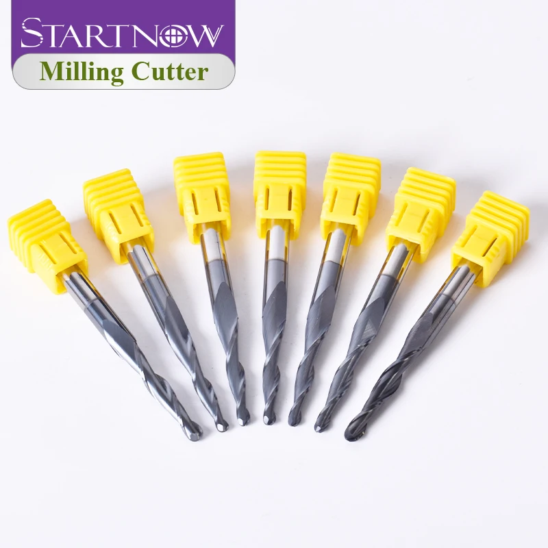 

Startnow 5-piece tapered ball end mill set is a highly efficient engraving tool with a wide range of uses