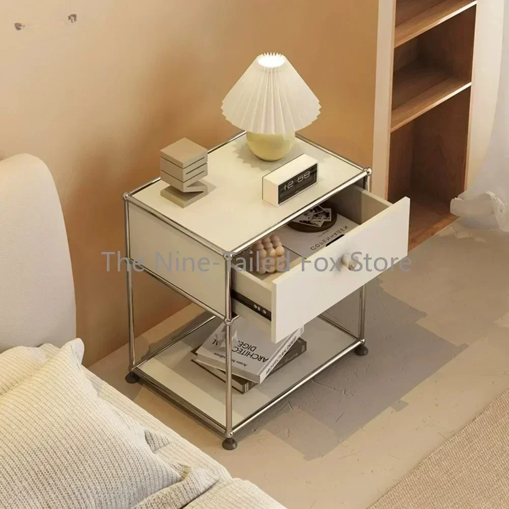 Luxury Bedside Table Nightstand Minimalist Modern Modular Holder Nightstands For Bedroom Small Tables De Nuit Cabinet Furniture