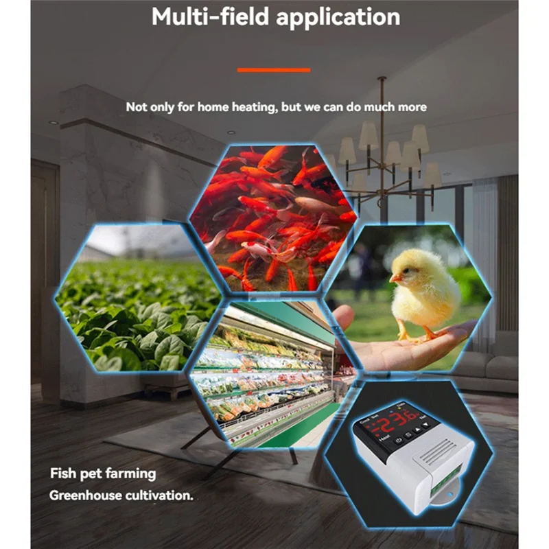 Y45A-DTC1201 Wireless Wifi Thermostat For Smart Home, AC 110V 220V, Aquarium Temperature Control With NTC Sensor