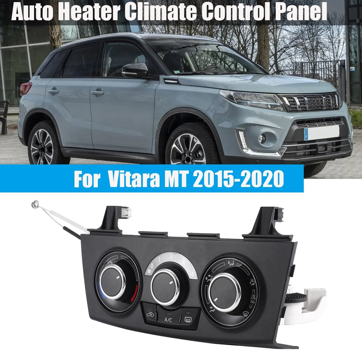 39510-54P00 Auto Heater Climate Control Panel A/C Switch for Suzuki New Vitara MT 2015-2020