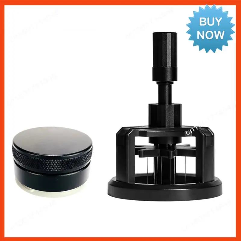 BISM WDT Tool Set Espresso Coffee Stirrer Distributor Adjustable Depth Espresso Stirrer Tool Rotary Coffee Powder Needle
