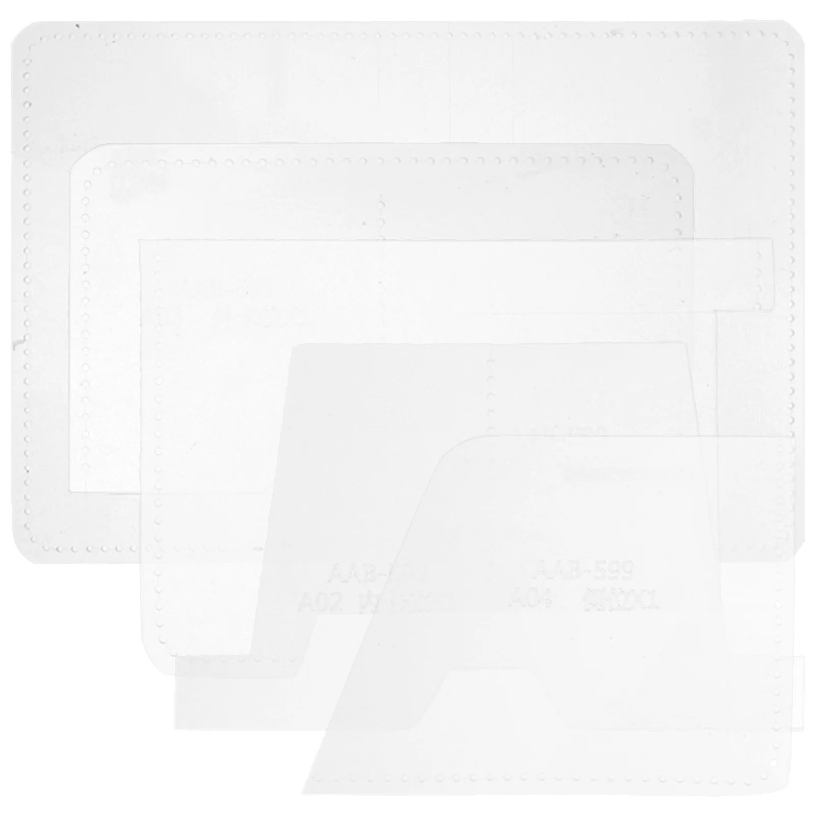 

1 set Acrylic Storage Bag Card Holder Templates Passport Patterns Stencils Tools Diy Crafts Acrylic Template