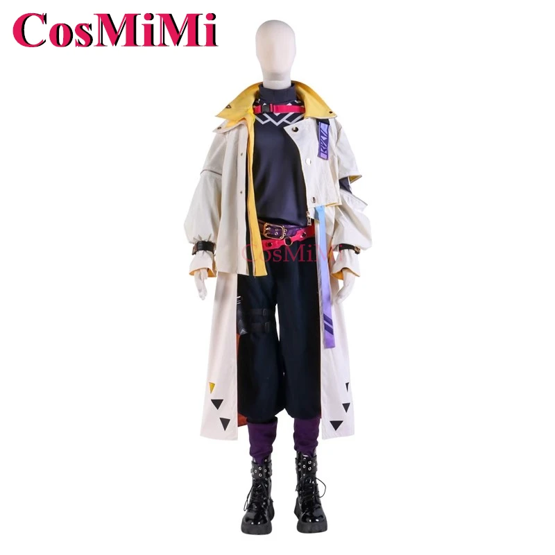 

CosMiMi Anime VTuber VOLTACTION Fura Kanato Cosplay Costumes Fashion Handsome Uniforms Unisex Carnival Party Role Play Clothing