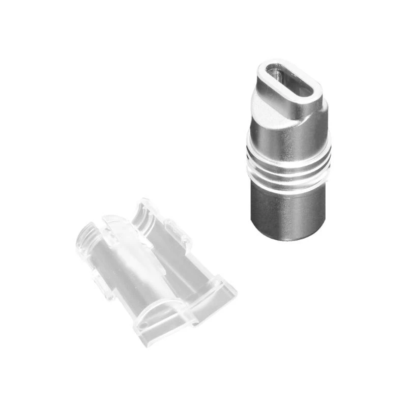 Best Seller DIY Type C Plug Aluminum Alloy Shell 6mm Diameter Hole USB C Housing For Customizing Data Cable Repair And Assembly