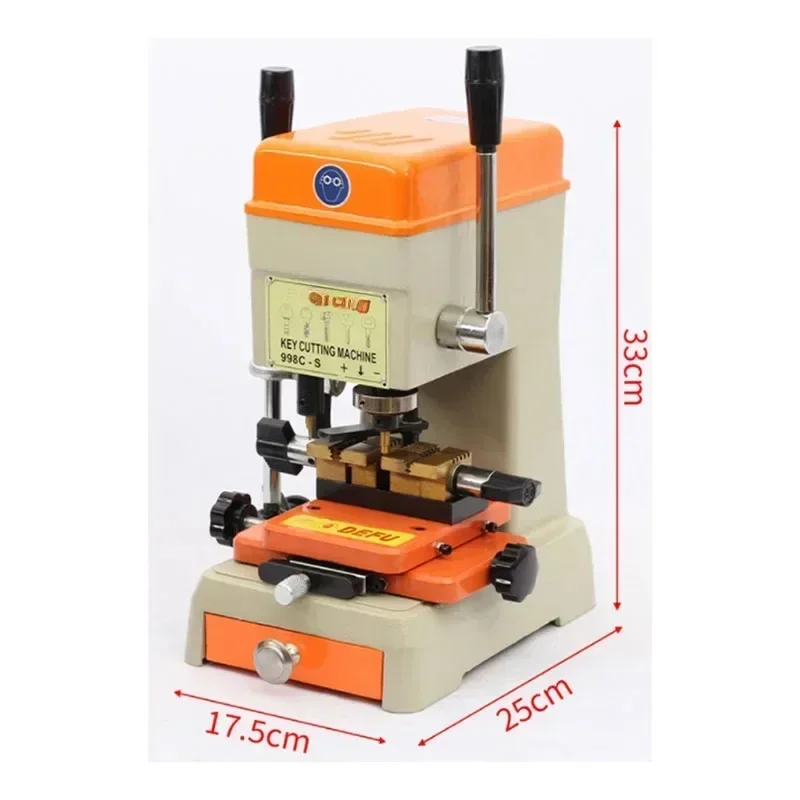 Excellent Best Seller First Hot Sales DEFU 998C Key Cutting Copy Machine For Making Car Keys Doing House Keys