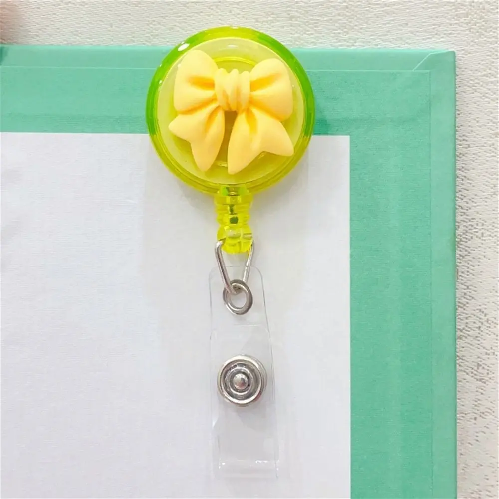 

Cute ABS Nurse Doctor Cartoon Students Card Holder Name Card Holder ID Card Clips Badge Holder Retractable Badge Reel
