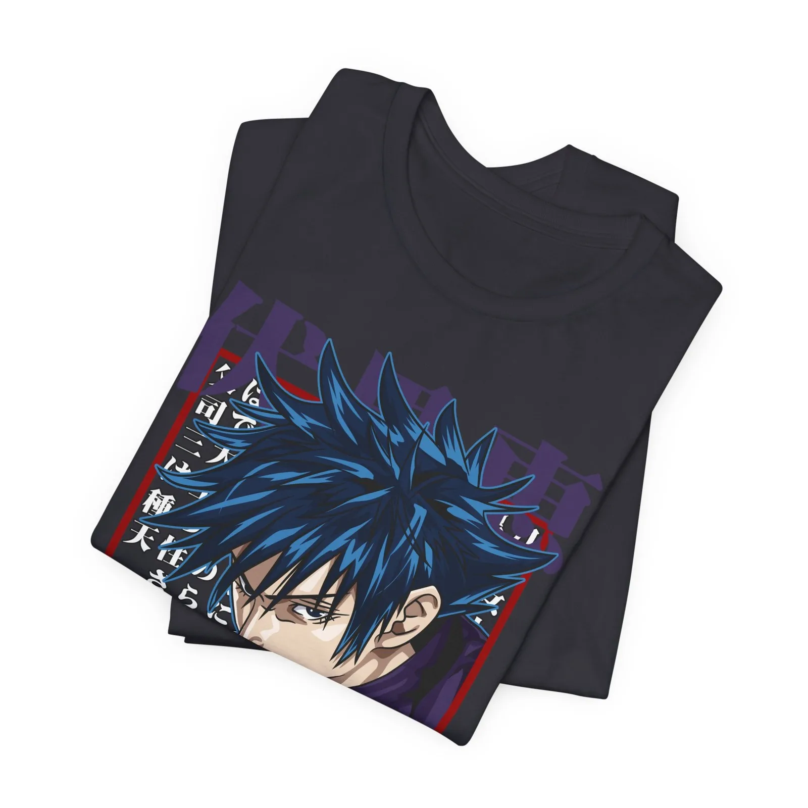 Megumi Fushiguro Anime Graphic Tee, Unisex Jersey Short Sleeve T-Shirt, Jujutsu