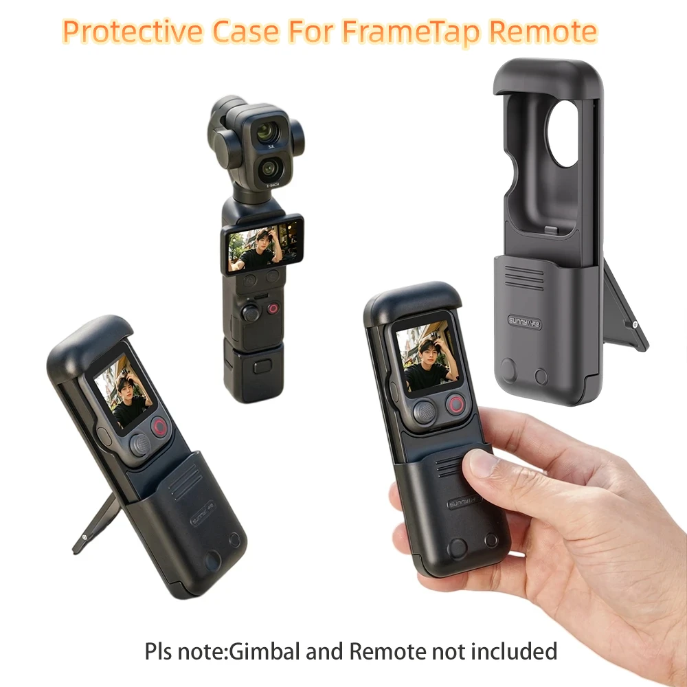 FrameTap Remote Protective Case For DJI Pocket 4P Ptastic Slide Cover Tabletop Bracket Holder for DJI Osmo Pocket 4P Accessories