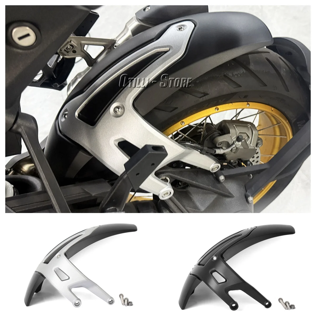 

For BMW R1300GS Adventure R 1300GS ADV Motorcycle ABS Aluminum Rear Fender 2 Color Mudguard Durable Tire Hugger Splash Guard