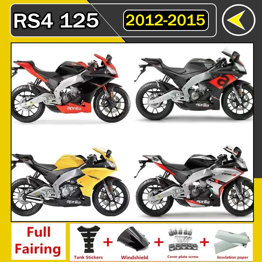 

Stock New ABS Fairings Kit Fit for Aprilia RS125 RS4 50 125 2012 2013 2014 2015 2016 2017 2018 12 13 14 15 16 17 18 Black Matte