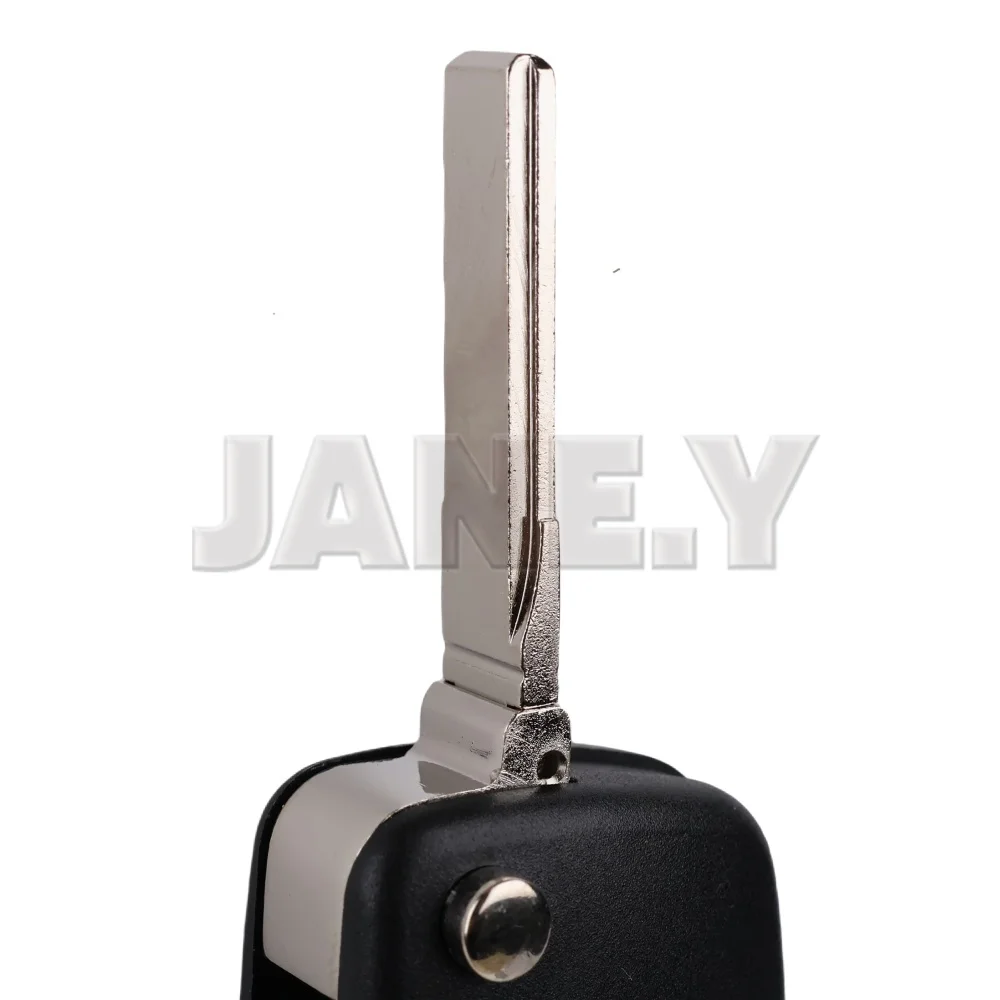 3-Buttons Remote Car Key Shell For Audi Q7 B7 Q3 A3 TT A2 A8 A6 A6L A4 S5 C5 C6 B6 Flip Folding Smart Key Cover Case Uncut Blade view 3