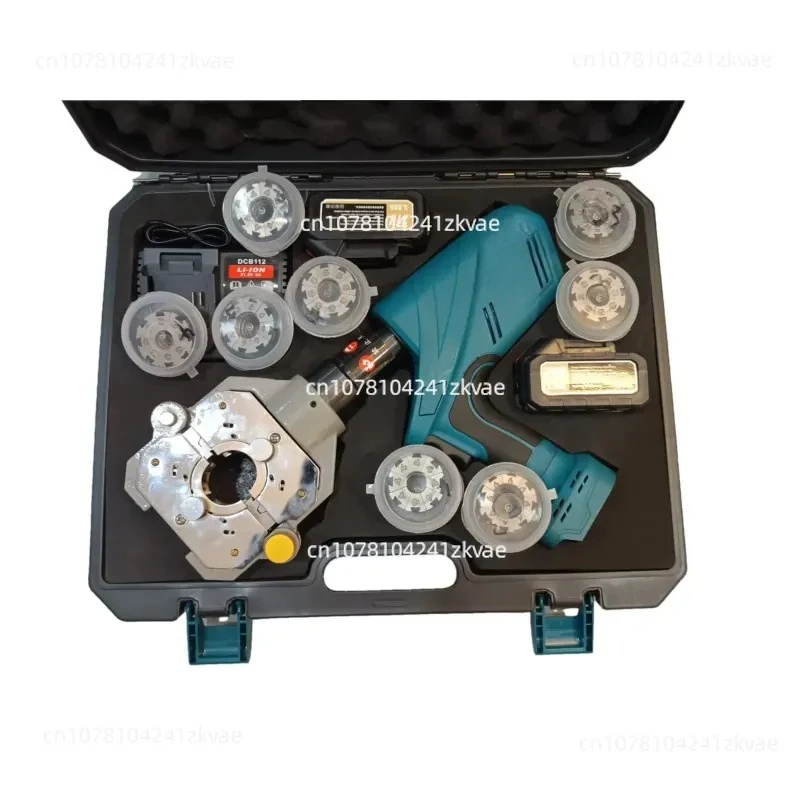 21V 5.0Ah Lithium Battery Hydraulic Tool Hose Crimping Machine 3 4 5 6 7 8 Hose Teeth 3 4 Crimper Pipe Pressing