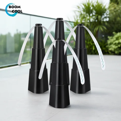1PC Multi Fly Fans for Tables Fly Repellent Fan Indoor Outdoor with Holographic Blades Keep Flies Away Bug Repellent Outdoor