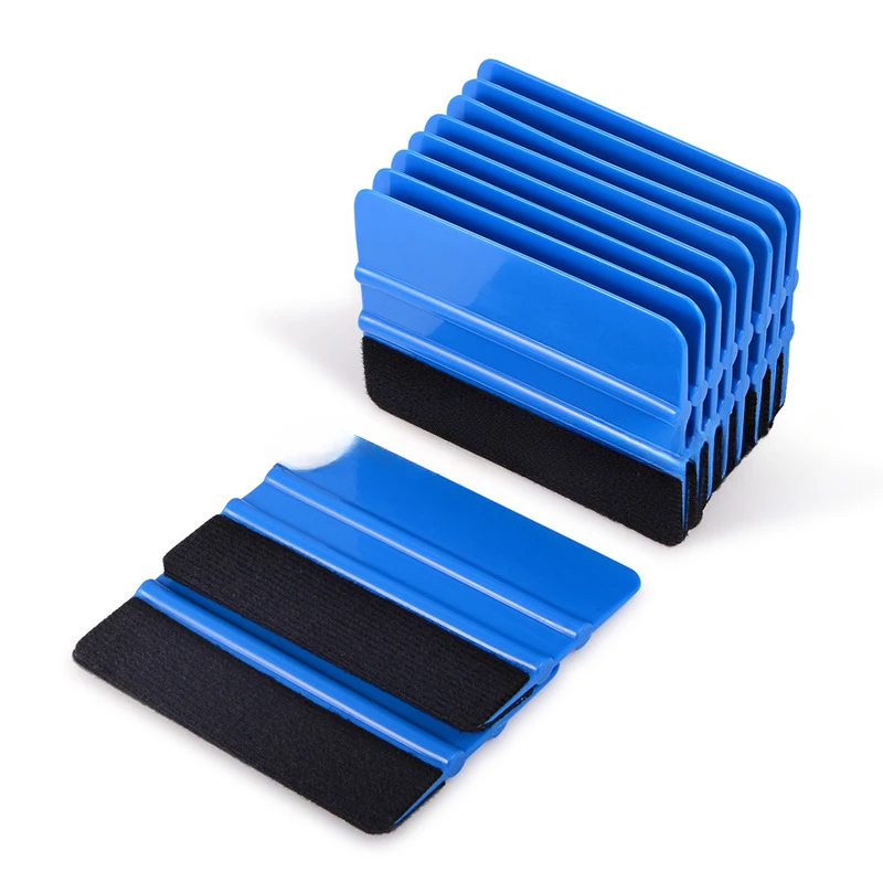 Vinyl Car Wrap Squeegee Felt Edge Scraper Water Wiper Cleaner Tool Carbon Fiber Film Sticker Wrapping Window Tinting