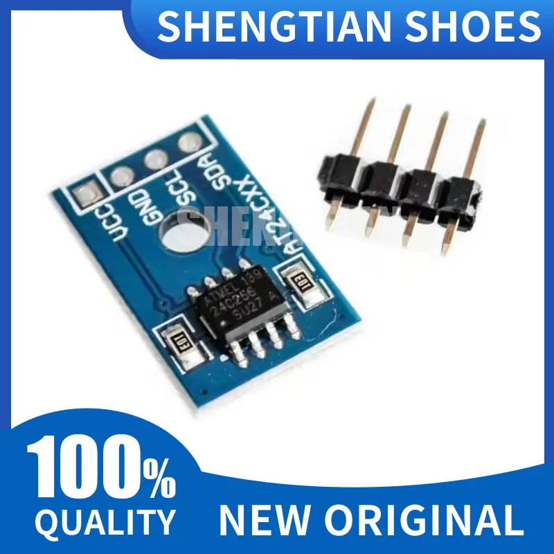 AT24C256 AT24C02 AT24C128 2ECL IIC/I2C Serial Interface Port EEPROM Memory Module For DIY Electronic Car 3.3-5V