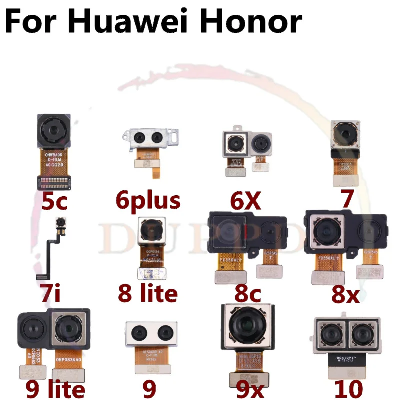 Original For Huawei Honor 10 9 9x 8 8c 8x Lite 7 7i 6x 6 Plus 5C Backside Big Main Rear Back Facing Camera Module Flex Cable