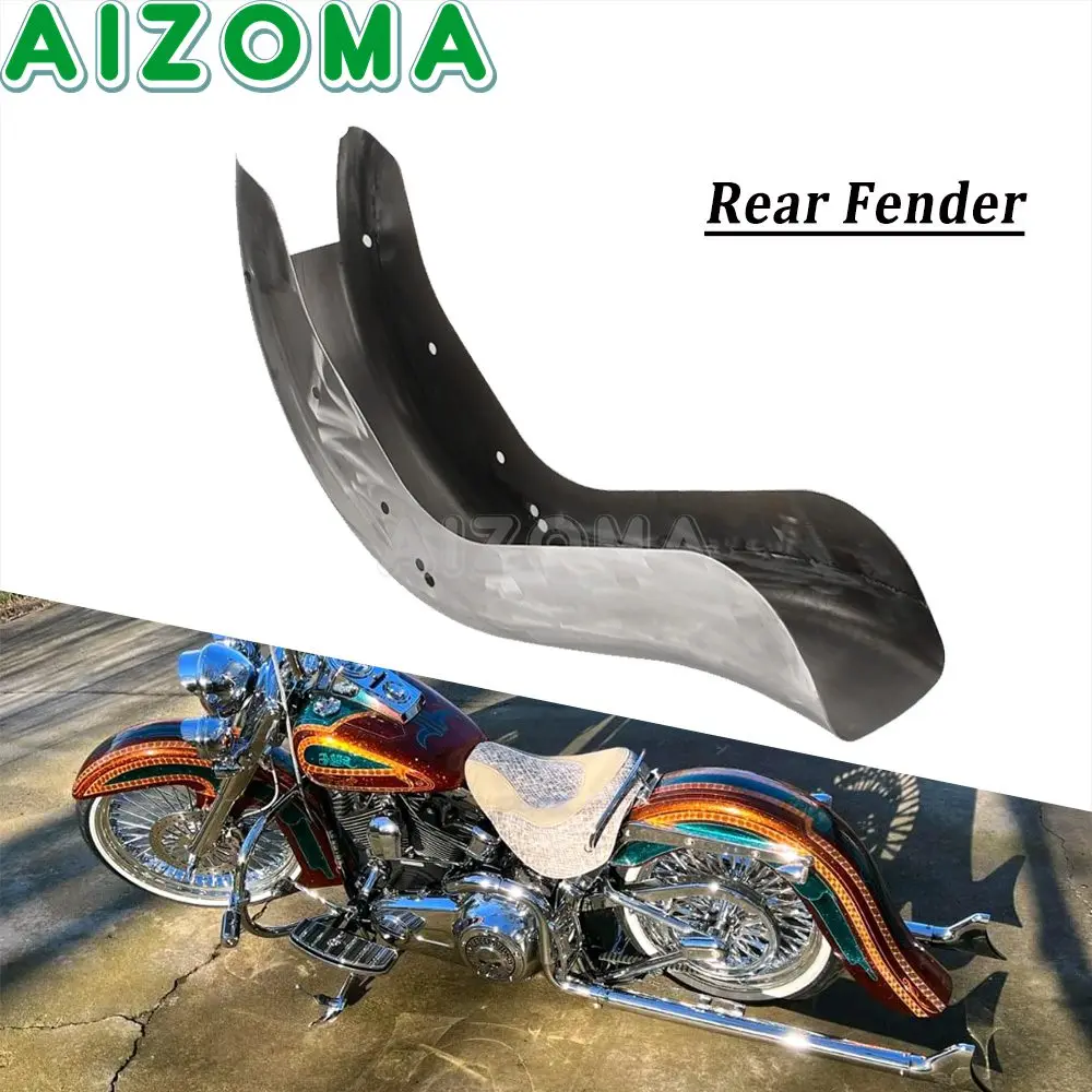 Motorcycle Mudflap Rear Fender Mudguard Wheel Faring Guard Cover For Harley Softail Fat Boy FLSTF FLSTFB FLSTFBS Standard FXST