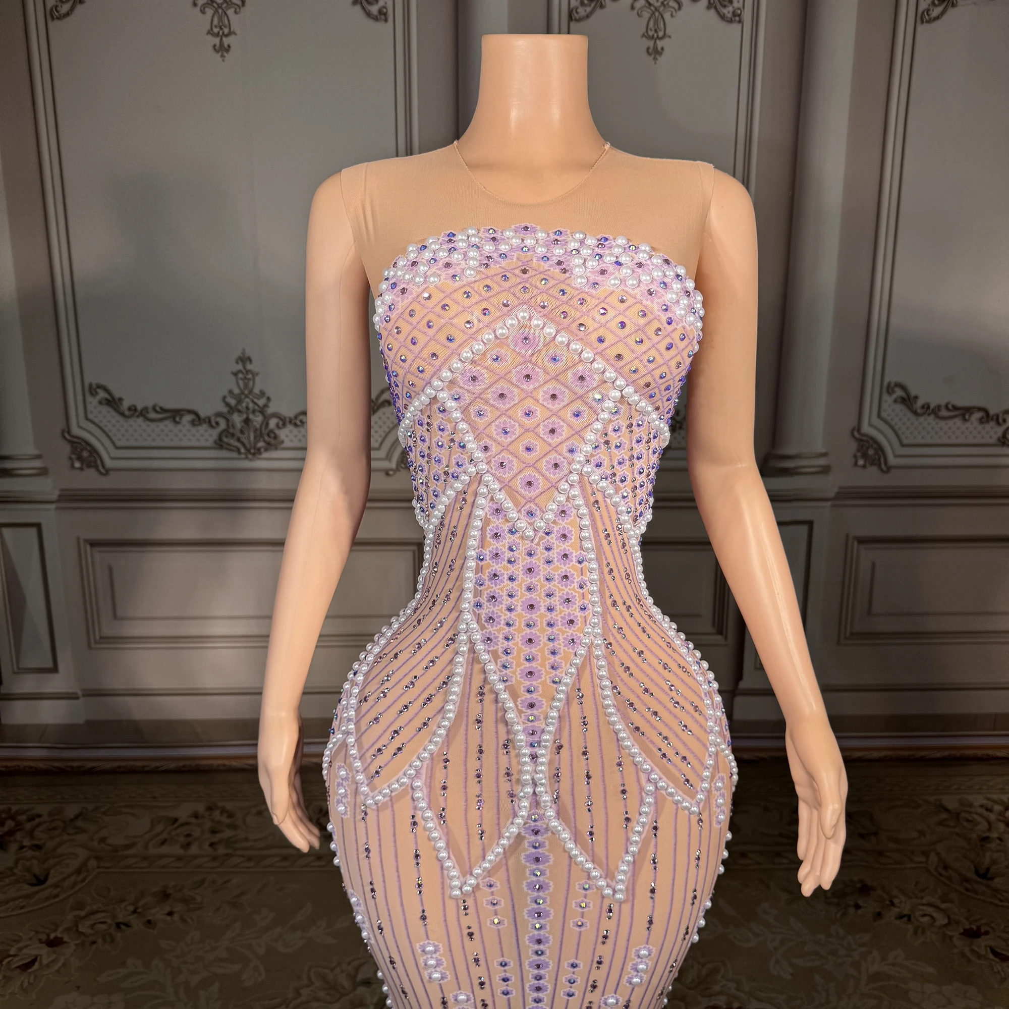 

Strapless Fashion Dress 2024 Club Outfits for Women Sexy Sleeveless Wedding Dresses for Bridesmaid