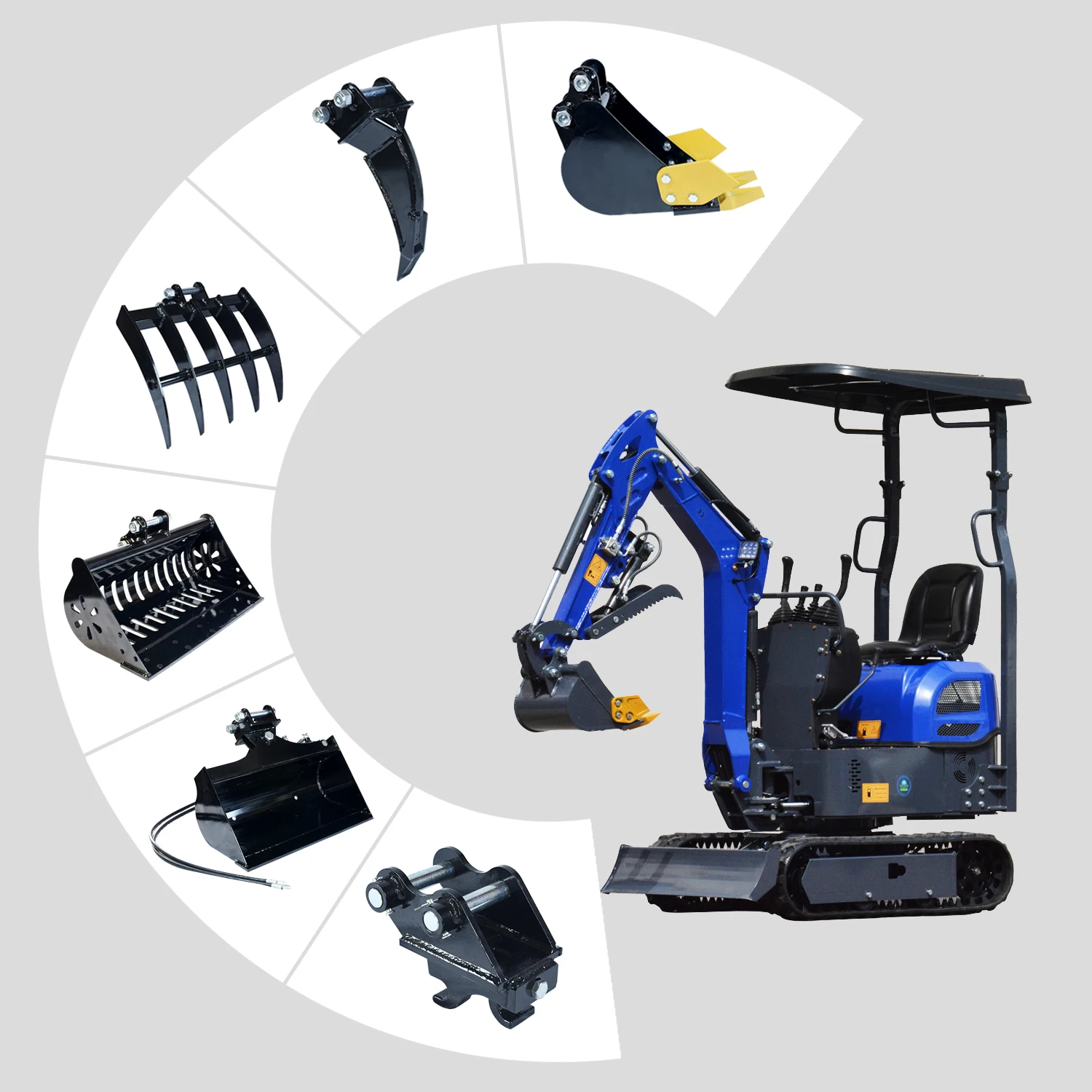 

Customized Factory Directly Sale Mini Excavator Wholesale Earthmoving Machinery Excavator Mini Digger