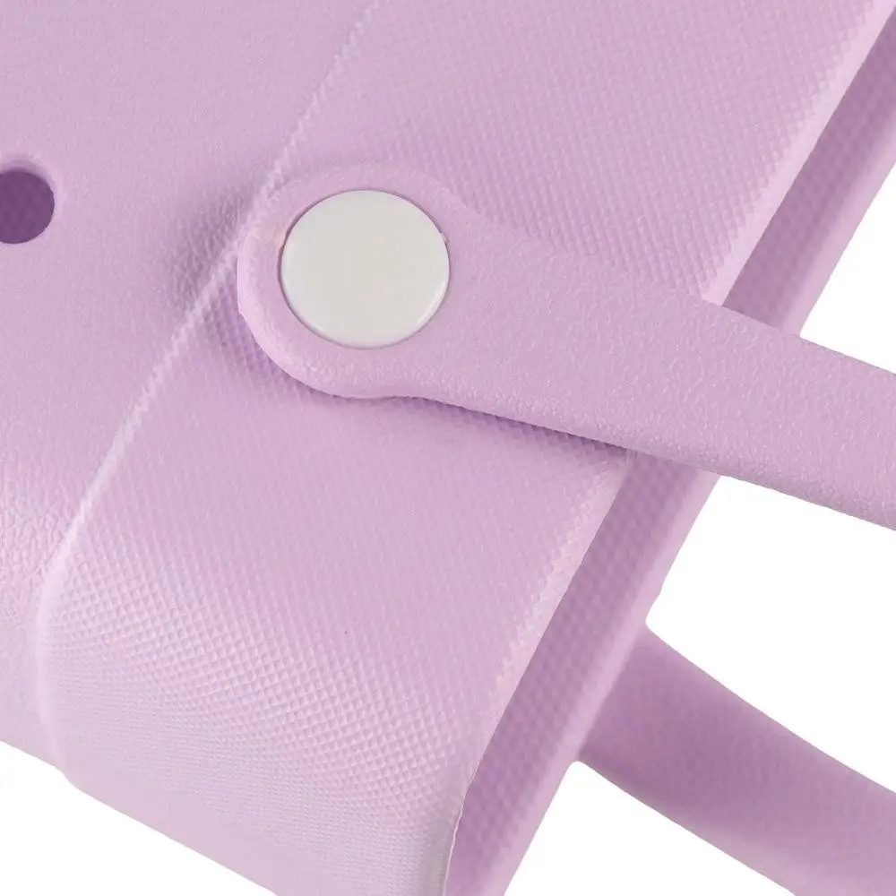 장난감 장식 방수 만화 컬러풀 핸드백 DIY 휴대용 EVA 핸드백 구멍이 있는 방수 미니 폰 가방 여행용