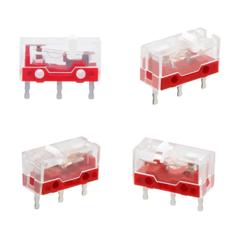 Pacote 10 interruptores botão mouse microinterruptores 55GF para acessórios mouse