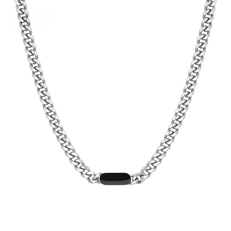 Necklace Classic Niche Accessories Boys Plain Chain Gifts