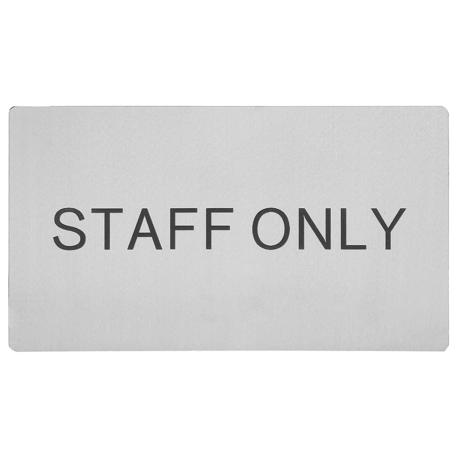 Business Office Decoration Door Sign Dedicated Staff Only Replacement Plate for Store Aluminum Alloy